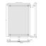 Radox Frame Grzejnik dekoracyjny 100x30 cm chrom RX-FR.CH.1000.300 - zdjęcie 2