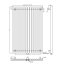 Radox Inspire Grzejnik pionowy 180x58 cm textured black 9005T RX-IN.002T.1800.580 - zdjęcie 2