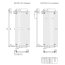 Radox Kolona Grzejnik pionowy 120x24,5 cm chrom RX-KLW.CH.1200.245 - zdjęcie 2