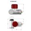Radox Valves RX-10T Zawór termostatyczny lewy chrom VT-RX-10T.CH.L - zdjęcie 2