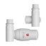Radox Valves RX-10T Zawór termostatyczny lewy traffic white mat 9016M VT-RX-10T.001M.L - zdjęcie 1