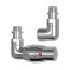 Radox Valves RX-2T Zawór termostatyczny lewy chrom VT-RX-2T.CH.OS.L - zdjęcie 1
