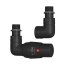 Radox Valves RX-2T Zawór termostatyczny lewy soft textured metallic grey Y370HH1 VT-RX-2T.003T.OS.L - zdjęcie 1