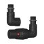 Radox Valves RX-2T Zawór termostatyczny prawy soft textured metallic grey Y370HH1 VT-RX-2T.003T.OS.P - zdjęcie 1