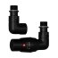 Radox Valves RX-2T Zawór termostatyczny prawy textured black 9005T VT-RX-2T.002T.OS.P - zdjęcie 1