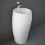 RAK Ceramics Cloud Umywalka wolnostojąca 49x47 cm biały mat CLOFS5001500A - zdjęcie 1