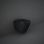 RAK Ceramics Feeling Toaleta WC 52x36 cm bez kołnierza czarny mat RST23504A - zdjęcie 1