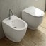 RAK Ceramics Moon Toaleta WC stojąca 56x36 cm bez kołnierza biała lśniąca HAR17AWHA - zdjęcie 4