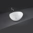 RAK Ceramics Reema Umywalka nablatowa 39,5x32,5 cm biały połysk LARE00001 - zdjęcie 1