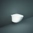 RAK Ceramics Sensation Toaleta WC krótka 48,5x38 cm bez kołnierza biała lśniąca SENWC1447AWHA - zdjęcie 1