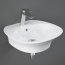 RAK Ceramics Sensation Umywalka wisząca 60x46 cm biały połysk SENWB6001AWHA - zdjęcie 2