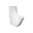 RAK Ceramics Sensation Zestaw Toaleta WC stojąca 62x38 cm kompaktowa bez kołnierza + zbiornik do kompaktu biały lśniący SENWC1146AWHA+SENWT1800AWHA - zdjęcie 1