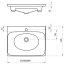 Ravak Balance Umywalka meblowa 60x46,5 cm biała XJX01260000 - zdjęcie 4