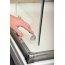 Ravak Blix BLDP2 Drzwi prysznicowe 100x190 cm z powłoką AntiCalc, profile aluminium szkło przezroczyste 0PVA0C00Z1 - zdjęcie 2