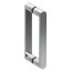 Ravak Blix BLDZ2-70 Drzwi prysznicowe 70x190 cm, profile aluminium szkło przezroczyste X01H10C00Z1 - zdjęcie 4