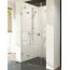 Ravak Brilliant BSD3-110L Drzwi prysznicowe 110x190 cm z powłoką AntiCalc lewe, profile chrom szkło przezroczyste 0ULD0A00Z1 - zdjęcie 1