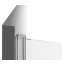 Ravak Chrome CPS-80 Ścianka prysznicowa 80x195 cm profile biały połysk szkło przezroczyste z AntiCalc 9QV40100Z1 - zdjęcie 4