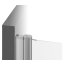 Ravak Chrome CSD1-90 Drzwi prysznicowe wnękowe uchylne 90x195 cm profile biały połysk szkło przezroczyste z AntiCalc 0QV70100Z1 - zdjęcie 5