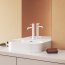 Ravak Eleganta Bateria umywalkowa wysoka biała X070390 - zdjęcie 4