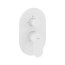Ravak Eleganta Bateria wannowo-prysznicowa podtynkowa biała X070264 - zdjęcie 4
