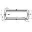 Ravak Classic Wanna prostokątna 170x70x43,5 cm biała C541000000 - zdjęcie 4