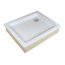 Ravak Kaskada Aneta LA Brodzik prostokątny 75,5x90x18,5 cm akrylowy, biały A003701220 - zdjęcie 4