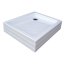 Ravak Kaskada Aneta PU Brodzik prostokątny 75,5x90x18,5 cm akrylowy biały A003701120 - zdjęcie 1