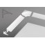 Ravak Listwa maskująca 11/1100 biała XB461100001 - zdjęcie 2