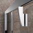Ravak Pivot PDOP Drzwi prysznicowe 100x190 cm z powłoką AntiCalc, profile aluminium szkło przezroczyste 03GA0C00Z1 - zdjęcie 2
