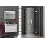 Ravak SmartLine SMSKK4 Kabina prysznicowa półokrągła 90x90x190 cm z powłoką AntiCalc profile chrom szkło przezroczyste 3S277A00Y1 - zdjęcie 1