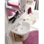 Ravak Rosa Comfort Umywalka wisząca 78x55x16 cm prawa, biała XJ8P11N0000 - zdjęcie 2