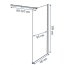 Rea Aero Mat Ścianka prysznicowa 90x195 cm z powłoką Easy Clean, szkło matowe REA-K7569 - zdjęcie 2