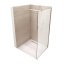Rea Aero Mat Ścianka prysznicowa 90x195 cm z powłoką Easy Clean, szkło matowe REA-K7569 - zdjęcie 5