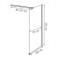 Rea Aero Ścianka prysznicowa 100x195 cm z powłoką Easy Clean, szkło transparent REA-K0613 - zdjęcie 2