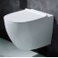 Rea Benito Toaleta WC 56x37 cm + deska wolnoopadająca biała REA-C480G - zdjęcie 3