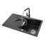 Rea Bolero Black Bateria kuchenna, czarna REA-B0987 - zdjęcie 4
