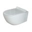 Rea Carter Toaleta WC podwieszana Rimless 48,5x36,5 cm z deską sedesową wolnoopadającą duroplastową, biała REA-C1400 - zdjęcie 1