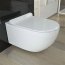 Rea Carter Toaleta WC podwieszana Rimless 48,5x36,5 cm z deską sedesową wolnoopadającą duroplastową, biała REA-C1400 - zdjęcie 2