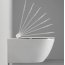 Rea Carter Toaleta WC podwieszana Rimless 48,5x36,5 cm z deską sedesową wolnoopadającą duroplastową, biała REA-C1400 - zdjęcie 4