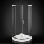 Rea Cosmo Kabina prysznicowa z brodzikiem 90x90 cm, profile chrom, szkło transparentne REA-K7412 - zdjęcie 1