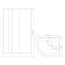 Rea Impuls Plus Kabina prysznicowa z brodzikiem 80x100 cm, profile chrom, szkło grafitowe REA-K0201 - zdjęcie 2