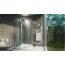 Rea Impuls Slim Kabina prysznicowa z brodzikiem 80x100 cm, profile chrom, szkło grafitowe REA-K0653 - zdjęcie 4