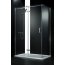 Rea Morgan Kabina prysznicowa bez brodzika 80x100 cm, profile chrom, szkło transparent REA-K7401 - zdjęcie 1
