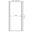 Rea Open Space Drzwi prysznicowe 90x190 cm z powłoką Easy-Clean, wersja prawa, profile srebrne, szkło grafit REA-K0981 - zdjęcie 2