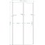 Rea Optima Drzwi prysznicowe składane 90x190 cm, profile srebrne, szkło transparent REA-K8006 - zdjęcie 2