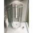 Rea Romance 2 Kabina prysznicowa z brodzikiem 78x90 cm, profile chrom, szkło fabric REA-K0215 - zdjęcie 3
