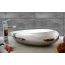 Rea Roxy Silver Umywalka nablatowa 69x43 cm, srebrna/biała REA-U0419 - zdjęcie 4