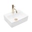 Rea Trendy Umywalka nablatowa 48,5x35x13,5 cm biała BEL-00002 - zdjęcie 1