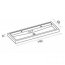 Riho Bologna Umywalka meblowa 140x48 cm biały połysk F7BO114048121/W014012005 - zdjęcie 3