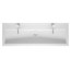 Riho Bologna Umywalka meblowa 140x48 cm biały połysk F7BO114048121/W014012005 - zdjęcie 1
